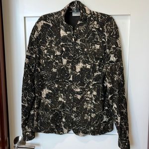 Chico’s size 2 black/brown/tan jacket.